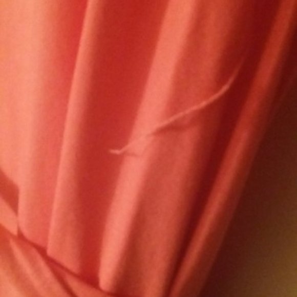 Michael Stars Dylan High Low Boatneck Dress in Orange Sz L - Picture 5 of 16